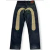 Jeans da donna Y2k gotico sciolto punk hip hop streetwear pantaloni cargo in denim stampato pantaloni a gamba larga da donna