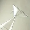 キャンドルホルダー透明なガラスキャンドルホルダーハンドメイド香ないバーナー砂時計シェイプキャンドルスティックホームデコレーションアクセサリーYQ240116