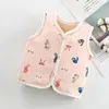 Unisexe 6M-6Y automne gilets bébé fille vêtements d'hiver enfants gilets Cardigan vêtements pour enfants enfant en bas âge gilet garçon veste velours côtelé 240116