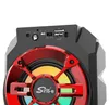 Hoparlörler Açık Çift 4inch Boombox Square Dans Bluetooth Hoparlör Taşınabilir 360 Stereo Kablosuz Kart Subwoofer K Şarkı Büyük Caixa De Som