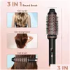 Curling Irons Thermal Brush 1.5 Inch Heated Ceramic Iron Volumizing Heating Round Travel Hair Curler Comb Drop Delivery Products Care Otpts