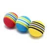 30pcsbag EVA Foam Golfballen GeelRedBlue Regenboog Spons Indoor golf Oefenbal Training Aid 240116