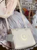 JIAERDI Harajuku Lolita Bag Women Preppy Style Jk Moon Magic Book Shoulder Bags Ladies Elegant Sweet Cute Handbag Y2k 240116