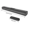 Högtalare 50W TV Soundbar 3D Home Theatre System Högtalare BT5.0 Computer Theatre Auxiliary 3.5mm Wired Wireless Home Surround Subwoof