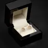 Lab Grown Flower Cluster 10K Yellow Gold 0.76 Ct Natural Diamond Screw Back Stud Earrings