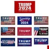 Em estoque 3X5 Ft Trump Flag 2024 Bandeiras Eleitorais Donald The Tour 150X90Cm Banner Entrega Rápida Fy6049 Drop Dhci4