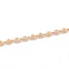 Real Diamond Tennis Bracelet With 14K Yellow Solid Gold For Female Memory New Year Gift