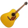Wszystkie lite drewno 41 -calowe formy 6 powierzchniowa powierzchnia żółta farba powierzchnia akustyczna akustyczna gitara