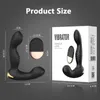 Flxur Anal Plug Vibrator Prostate Massager Silicone Sex Toys for Men Butt With Wireless Remote 10 Läges Gay Sexig produkt 240115