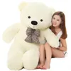 Lebensgroße Teddybär-Plüschtiere, 180 cm, riesige weiche Stofftiere, Babypuppen, große Plüschtiere, Geschenk für Weihnachten, BJ