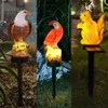 Rasenlampen Solarbetriebene LED-Leuchten Gartenrasenlampen Tierform Ornament Wasserdichter Erdungsstecker Weihnachtslicht Außenhof Solarlampen YQ240116