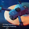 Drone de câmera ESC duplo com transmissão de imagem 5G, retorno de uma tecla, cardan eletrônico estabilizado estável, prevenção de obstáculos, 1/2 baterias, inteligente