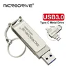 USB-флеш-накопители USB-флеш-накопитель 3 в 1 USB3.0 Type C OTG Pen Drive 64 ГБ 128 ГБ 256 ГБ 512 ГБ Высокоскоростные USB-накопители