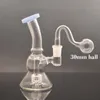 Kleine Vrouwelijke Glazen Bongs Waterpijp Olieplatforms Stereo Matrix Perc Roken Waterpijp Dab Rig Ashcatcher Bong Waterpijp met 14,4 mm Tobaco Bowl Draagbaar voor op reis