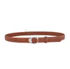 Ceinture classique avec boucle en métal pour femmes, ceinture imprimée de styliste pour hommes d'affaires, ceinture dorée de haute qualité