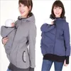 ファッションベビージャケットカンガルー暖かいマタニティパーカー妊娠中の女性用アウターウェアコート240115