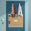 Crochets multifonctionnels sur la porte en forme de Z, poinçonnage gratuit, gain de place, cintre d'armoire Durable pour chambre à coucher et salon