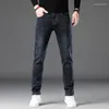 Men's Jeans High Quality Denim For Men Classic Regular Fit Straight Elastic Trousers Plus Size 29-40 Male Pants