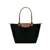 Luxuriöse Designer-Handtaschen, französische Longxiang-Tasche, 70. Jahrestag, Nylon, eine Schulter, faltbar, Einkaufstasche, Damentasche, Unterarmtasche