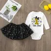 Mädchenkleider mein erstes neues Jahr Baby Girl Party Kleid süße Tutu -Kuchenkleider + Strampler Outfits Kleinkind Girls Winter Holiday Kleidung Jumpsuit Geschenk H240508