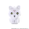 Anime Jujutsu Kaisen Megumi Fusiguro Schwarz weiße göttliche Hunde Plüsch Keychain kleine Pandent Kinder gefüllt Spielzeug für Kinder 15 cm 240115