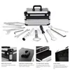 Aluminiumfodral verktygslåda med lådor Portable Multi Tool Storage Case For Tools Electric Suitcase Equipment Tools Organizer Box 240115