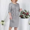 Abiti casual attillati in vita consistenza morbida pizzo all'uncinetto elegante abito longuette abiti femminili abiti da donna per feste e matrimoni