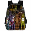 Bags 2023 FNAF Freddy Backpack Black Anime Backpacks Kids Boys Girls School Bag Travel Laptop Daypack Schoolbag Satchel