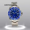 Relojes mecánicos automáticos movimiento reloj maestro para hombre 40 2815 esfera de bisel de cerámica azul Habitante del mar Cierre de zafiro inoxidable Caja de reloj mecánico automático Ocean