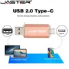 USB-флеш-накопители, горячая распродажа, USB-накопитель JASTER OTG, флэш-накопитель типа C, 512 ГБ, 256 ГБ, 128 ГБ, 64 ГБ, 32 ГБ, 16 ГБ, USB-накопитель 2,0 для устройств типа C