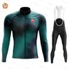 Winter Wielertrui Set Heren Thermische Fleece Kleding MTB Jassen Ropa Ciclismo Triathlon Fiets 240116