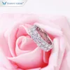 Tianyu ädelstenar Moissanite Gemstone Custom 14k // Platinum Material Fashion Diamond Ring