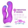 9-Gang-Doppelkopf-Dildo-Vibratoren für Frauen, G-Punkt-Eier, Vibration, lesbischer Masturbator, Sexprodukt, Spielzeug für Erwachsene, Anal-Vibrator, Homosexuell, 240115