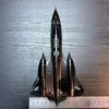 Diecast Metal 1 144 Scale SR-71 Fighter Jet SR71 Blackbird Airplane Alloy Plane Aircraft Model Toy For Collection or Gift 240116