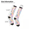 Herensokken Unisex Ademend Lang Zakelijk Harajuku Schattig Paaseieren Sox Sokken Voor buitensporten