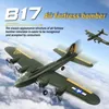 طائرة CSOC RemoteContontraled مع الضوء B17 B16 F22 DroperSistant Fixedwing Glider Foam RC Planes 240116