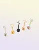 100PCS 20g 1mm Fashion Labret Rings Lip Studs Steel Tragus Bars Helix Ear lage Earrings Piercing Body Jewellery8511963