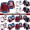 2022 maglie da hockey cucite retro retro Rantanen Nathan MacKinnon Gabriel Landeskog Cale Makar Mikko maglia da hockey su ghiaccio