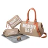 Travel Mommy Bag Portable Maternity Bag Milk Bottle Isolation Bag stor kapacitet Mor och Baby Diaper Bag 240115