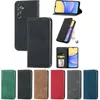 Capas carteira de couro Xiaomi 14 Pro POCO M6 13T 13 Ultra F5 5G Redmi 13C 5G K70 K70E Nota 13 Suporte de sensação de mão Chupar capa flip Skin Feel Men Fechamento magnético Sta Bolsa