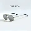 Zonnebril Steampunk Voor Mannen Mode Metalen Punk Bril Vintage Luxe Shades Retro Gafas De Sol Hombre Lunette Soleil Homme