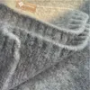 Écharpe en laine d'hiver femmes écharpes en cachemire de luxe épaissir tricoté chaud Pashmina écharpe pour femmes couple écharpes Soild noël 240115