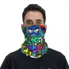 Eşarp Geometri Desen Motokros Bandana Boyun Gaiter Baskılı Dash Oyunu Yüz Accan Balaclava Binicilik Unisex Yetişkin Yıkanabilir