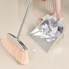 Narzędzia czyszczące Magiczny zestaw miotły ze stali nierdzewnej podłoga podłogę zamiatek Dom Akcesoria Garbage Collector, aby zamiatać wielofunkcję 240116