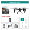 KS66 RC Drone, 2.4G WiFi FPV med HD -kamera, 12 minuters flygtid, borstlös, RC -drone, legering quadcopter UAV, Toy Gift