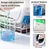 Storage Bottles Laundry Detergent Dispenser Powder Box Liquid Container With Lid Jar Empty Tank Grain For Bathroom Tool