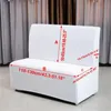 Stretch Armless Sofa Cover Polar Fleece El Slipcover Restaurant Spandex Couch Slipcovers Home Internet Bar Cafe 240115