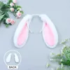 Headbands Kawaii Mulheres Meninas Coelho Coelho De Pelúcia Lop Orelhas Cabelo Hoop Doce Cor De Pelúcia Headband Anime Lolita Cosplay Adereços Acessórios De Cabelo YQ240116