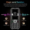 Разблокированный прочный мобильный телефон для улицы GSM 2G 4 SIM-карты Magic Voice Разъем 3,5 мм 2,4-дюймовый дисплей Power Bank Двойной фонарик Мобильный телефон с большой клавиатурой для пожилых людей