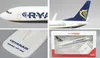 1 200 Scale B737-800 B737MAX8 ABS Plastic Airplane Model Toys RYANAIR Aircraft Plane Model Toy Assembly Resin for Collection 240115